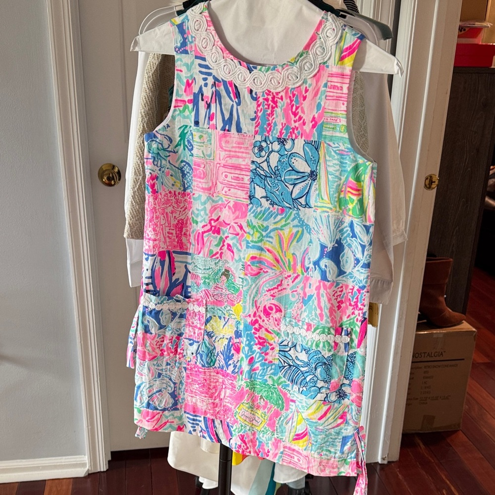 Lilly Pulitzer Colorful Patchwork Dress